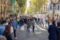 Madrid street market, known as `El Rastro` crowded with people the day it reopened after closing due to the Covid-19 pandemic