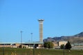 The Madrid V Penitentiary Center r Soto del Real prison in Spain next to the M-609 road.