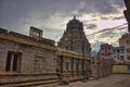 Madurai, India - November 02, 2018: A hindu place of worship. Interior of Arulmigu Madana Gopala sawamy hindu temple located in
