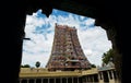 Madurai temple goupram india tamilnadu temple gopuram Royalty Free Stock Photo