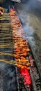 Madurese satay from Indonesia Royalty Free Stock Photo