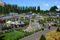 Madurodam miniature park with famous Dutch landmarks from Netherlands.