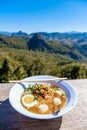 Mae Hong Son Thailand , Ban Jabo Noodle house ,Ban Jabo, Mae Hong Son, Thailand. The famous noodles and cafe shop and