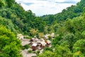 Mae Kampong located in the mountains Northeast of Chiang Mai, the famous lovely little town along a winding creek., Thailand Royalty Free Stock Photo