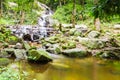 Mae Kampong Waterfall Chiang mai Thailand. Royalty Free Stock Photo