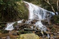 Mae kampong waterfall mountain landscape scene in Chiang mai Thailand Royalty Free Stock Photo