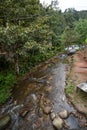 Mae Kampong waterfall and river , in Chiang Mai, Thailand Royalty Free Stock Photo