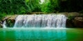 Mae Kampong Waterfall in a peaceful village Baan Mae Kampong, Chiang Mai, Thailand - Stock image Asia, Chiang Mai Province, Famous Royalty Free Stock Photo