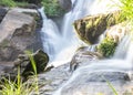 Mae Klang Waterfall in Chiang Mai Province, Doi Inthanon Thailand Royalty Free Stock Photo