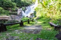 Mae Klang Waterfall in Chiang Mai Province, Doi Inthanon Thailand Royalty Free Stock Photo