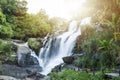 Mae Klang waterfall in doi-inthanon, Chiangmai Thailand