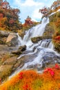 Mae Klang Waterfall, Doi Inthanon National Park, Chiang Mai, Thailand Royalty Free Stock Photo