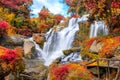 Mae Klang Waterfall, Doi Inthanon National Park, Chiang Mai, Thailand Royalty Free Stock Photo