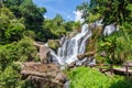 Mae Klang waterfall, Doi Inthanon national park, Chiang Mai, Thailand Royalty Free Stock Photo