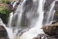 Mae Klang Waterfall, the popular place in Chiang Mai , Thailand Royalty Free Stock Photo