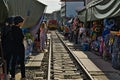 Mae Klong Railway Market near Bangkok