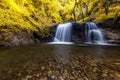 Mae Pan Waterfall ,The waterfall is very beautiful in the tropics,Chiang Mai,thailand