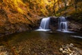 Mae Pan Waterfall ,The waterfall is very beautiful in the tropics,Chiang Mai,thailand