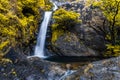 Mae Pan Waterfall ,The waterfall is very beautiful in the tropics,Chiang Mai,thailand