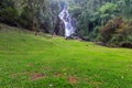 Mae Tia Waterfall is the most beautiful waterfall in Ob Luang National Park,Doi Kaeo, Chom Thong,Thailand Royalty Free Stock Photo