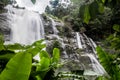 Mae Waterfall in Chiang Mai in Thailand Royalty Free Stock Photo