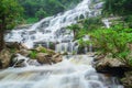 Mae ya waterfall is a big beautiful waterfalls in Chiang mai Thailand Royalty Free Stock Photo