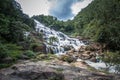 Doi Inthanon National Park,Jom Thong District,Chiang Mai province,Northern Thailand on September 14,2019:Mae Ya Waterfall with Royalty Free Stock Photo