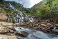 Mae Ya waterfall at Doi Inthanon national park, Chom Thong District,Chiang Mai, Thailand Royalty Free Stock Photo