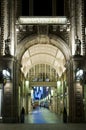 Maedler Passage in Leipzig at night