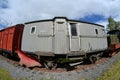 Mael vintage historical railway station . railway ferry service on Lake Tinn