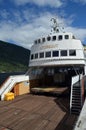 Mael vintage historical railway station . railway ferry service on Lake Tinn