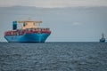 Maersk container ship in Poland