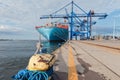 Maersk container ship in Poland