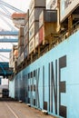 Maersk Line container ship docked in the Port of Rotterdam, The Netherlands, September 6, 2013