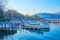 Mafalda di Savoia embankment of Lake Como, Como, Lombardy, Italy