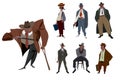 Mafia characters set