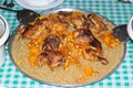Maftoul, or maftool, is a Palestinian grain dish. Royalty Free Stock Photo