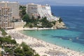 Magaluf beach during summer Royalty Free Stock Photo