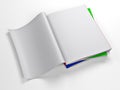 Magazine blank page template Royalty Free Stock Photo