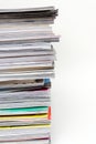 Magazines Stack Royalty Free Stock Photo
