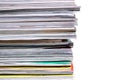 Magazines Stack Royalty Free Stock Photo
