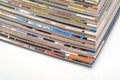 Magazines stack Royalty Free Stock Photo