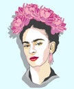 Magdalena Carmen Frida Kahlo portrait