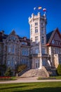 Magdalena palace in Santander, Cantabria, Spain Royalty Free Stock Photo