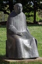 Magdeburg, Germany - April 14, 2024: German artist Kaethe Kollwitz, a sculpture by Gustav Seitz in the sculpture park near the