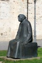 Magdeburg, Germany - April 14, 2024: German artist Kaethe Kollwitz, a sculpture by Gustav Seitz in the sculpture park near the
