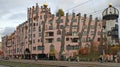 The Green Citadel of Magdeburg designed by artist Friedensreich Hundertwasser