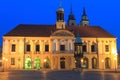 Magdeburg at night Royalty Free Stock Photo