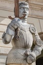 Magdeburger Roland Knight statue, Old Town Hall, Rathaus, Magdeburg, Saxony-Anhalt, Germany Royalty Free Stock Photo