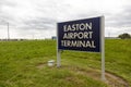 image of the sign of Easton Airport ESN